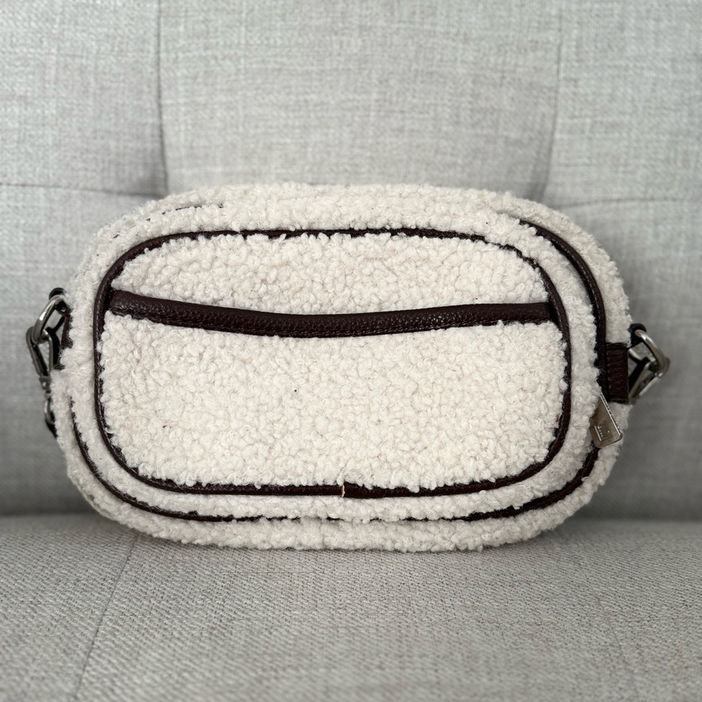 Laundry 🤍 Cream Sherpa Crossbody Bag